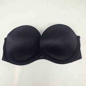 Victoria's Secret Very Sexy Strapless Black Bra 34DD